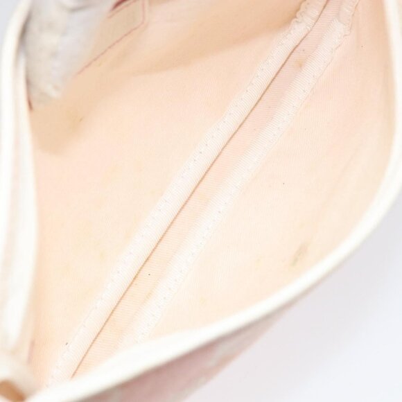 Authentic LOEWE Anagram Shoulder Bag Canvas Pink Silver - Picture 3 of 16